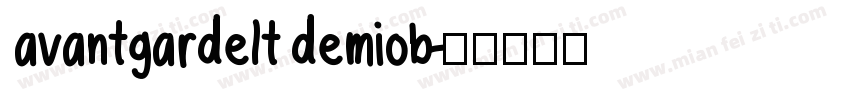 avantgardelt demiob字体转换